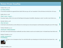 Tablet Screenshot of exurbanmusings.blogspot.com