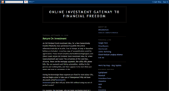 Desktop Screenshot of onlineinvesment.blogspot.com