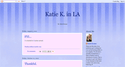 Desktop Screenshot of katiekrause.blogspot.com