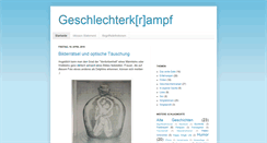 Desktop Screenshot of geschlechterkrampf.blogspot.com