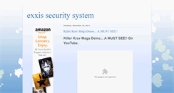 Desktop Screenshot of exxissecuritysystem.blogspot.com