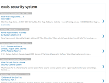 Tablet Screenshot of exxissecuritysystem.blogspot.com