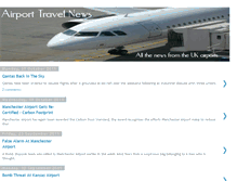 Tablet Screenshot of airport-travel-news.blogspot.com