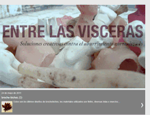 Tablet Screenshot of entrelasvisceras.blogspot.com