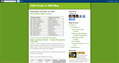 Desktop Screenshot of eaisgrade11.blogspot.com