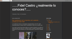 Desktop Screenshot of graciasfidel.blogspot.com