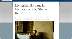 Desktop Screenshot of myfallensoldier.blogspot.com