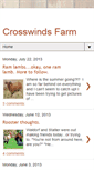 Mobile Screenshot of crosswindsfarm.blogspot.com