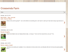 Tablet Screenshot of crosswindsfarm.blogspot.com