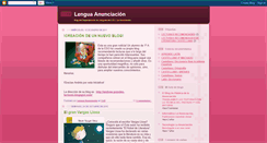 Desktop Screenshot of lenguaanunciacion.blogspot.com