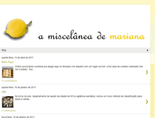 Tablet Screenshot of amiscelaneademariana.blogspot.com