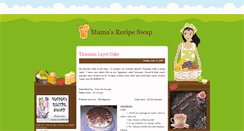 Desktop Screenshot of mamasrecipeswap.blogspot.com