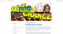 Desktop Screenshot of givepopachance.blogspot.com