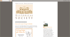 Desktop Screenshot of griffinspaldinghistoricalsociety.blogspot.com