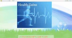 Desktop Screenshot of healthgains.blogspot.com