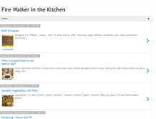 Tablet Screenshot of firewalkerkitchen.blogspot.com