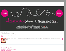 Tablet Screenshot of marathonmomandgourmetgirl.blogspot.com