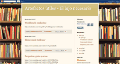 Desktop Screenshot of misartefactos.blogspot.com