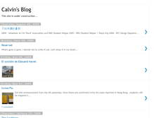 Tablet Screenshot of calvin1019.blogspot.com