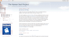 Desktop Screenshot of humansoulproject.blogspot.com