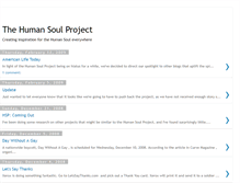 Tablet Screenshot of humansoulproject.blogspot.com