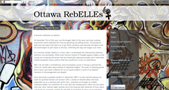 Desktop Screenshot of ottawarebelles.blogspot.com