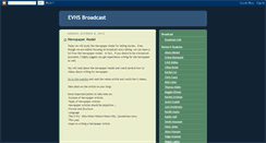 Desktop Screenshot of evhsbroadcast.blogspot.com
