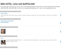 Tablet Screenshot of hotelcasasanbartolome.blogspot.com