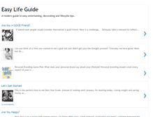 Tablet Screenshot of easylifeguide.blogspot.com