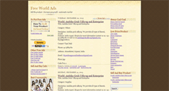 Desktop Screenshot of freeworldads.blogspot.com