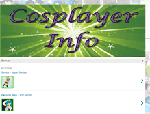 Tablet Screenshot of cosplayerinfo.blogspot.com