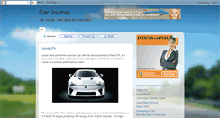 Desktop Screenshot of carjournal.blogspot.com