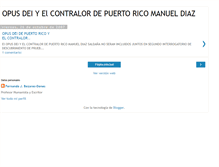 Tablet Screenshot of opusdeiyelcontralordepuertorico.blogspot.com