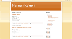 Desktop Screenshot of hannuhartikainen.blogspot.com