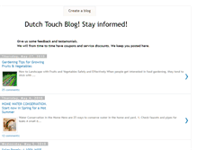 Tablet Screenshot of dutchtouchblog.blogspot.com