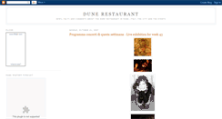 Desktop Screenshot of dunerestaurant.blogspot.com