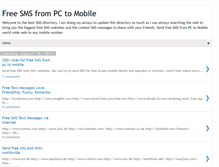 Tablet Screenshot of freesmsurl.blogspot.com