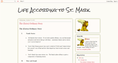 Desktop Screenshot of lifeaccordingtostmark.blogspot.com