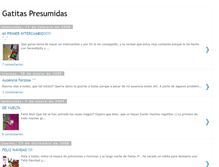 Tablet Screenshot of gatitaspresumidas.blogspot.com