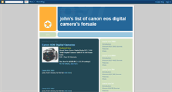 Desktop Screenshot of canoneosdigitalcamera.blogspot.com