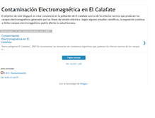 Tablet Screenshot of contaminacioncalafate.blogspot.com