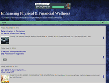 Tablet Screenshot of enhancingwellnessonline.blogspot.com