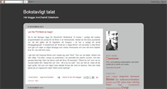 Desktop Screenshot of bokstavligt.blogspot.com