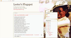 Desktop Screenshot of lesters.blogspot.com