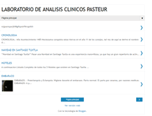 Tablet Screenshot of laboratorio-clinicopasteur.blogspot.com