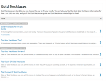 Tablet Screenshot of gold-neck-laces.blogspot.com