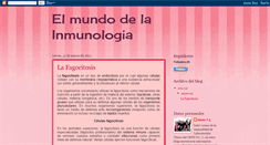 Desktop Screenshot of elmundodelainmunologia.blogspot.com