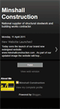Mobile Screenshot of minshallconstruction.blogspot.com