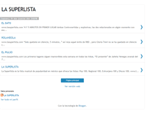 Tablet Screenshot of lasuperlista.blogspot.com