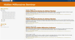 Desktop Screenshot of hiddenmillionaires-seminar.blogspot.com